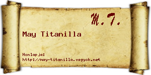 May Titanilla névjegykártya